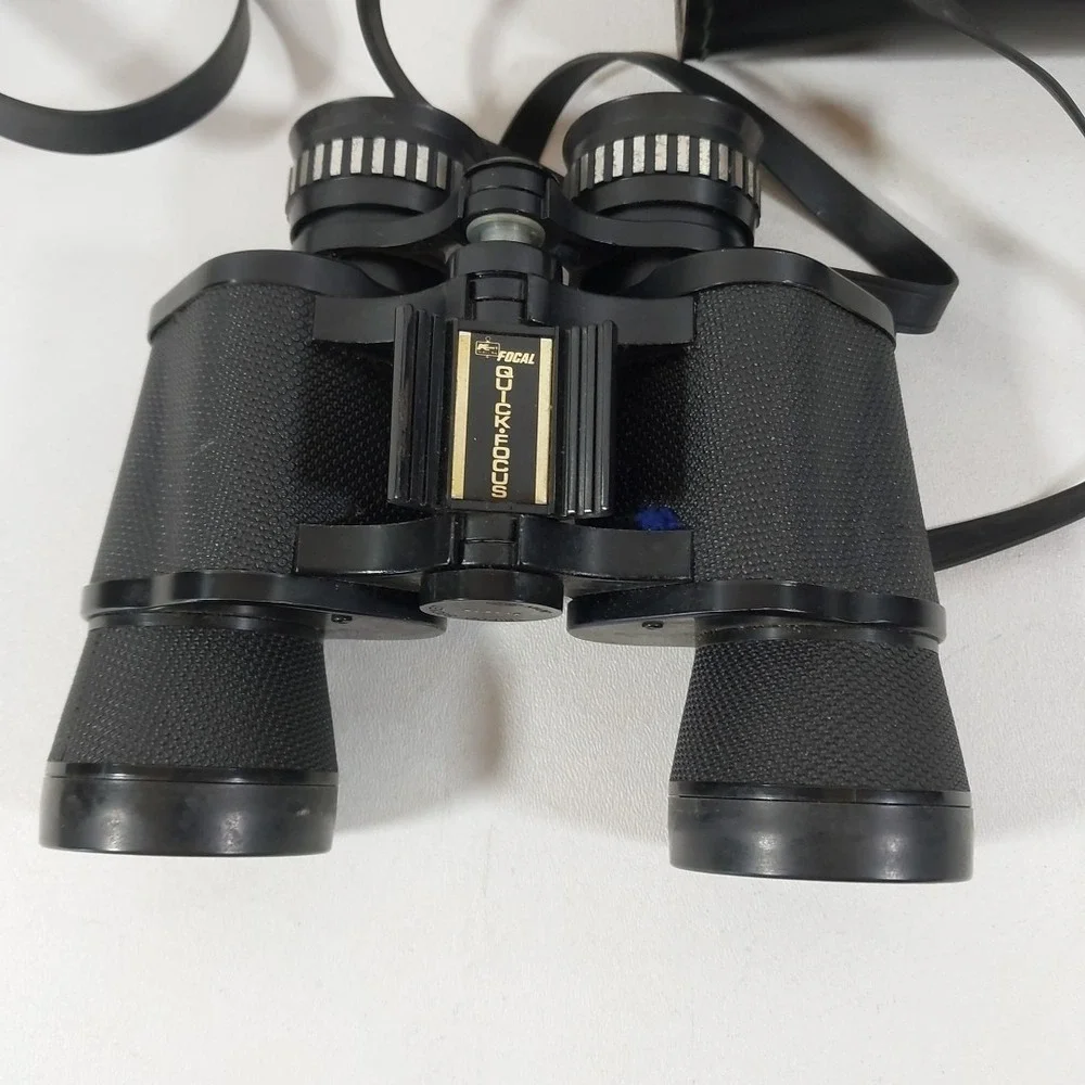 Vintage‎ Kmart FOCAL 8x40 Binoculars Siam Cat Japan Optics w/ Case – Quick Focus